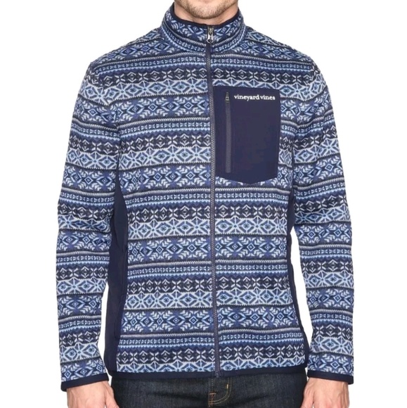 Vineyard Vines Other - Vineyard Vines | Fair Isle Better Sweater Full Zip